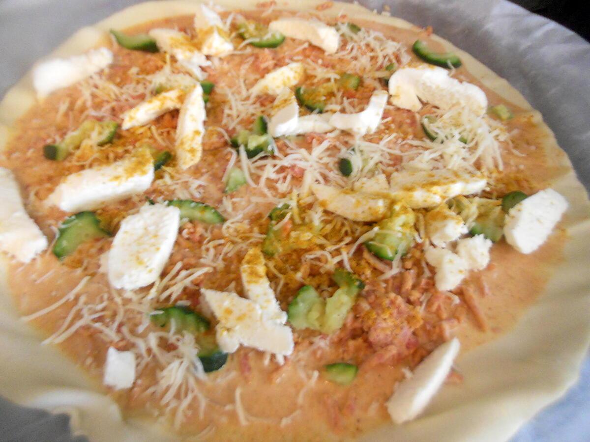 recette Pizzas au curry