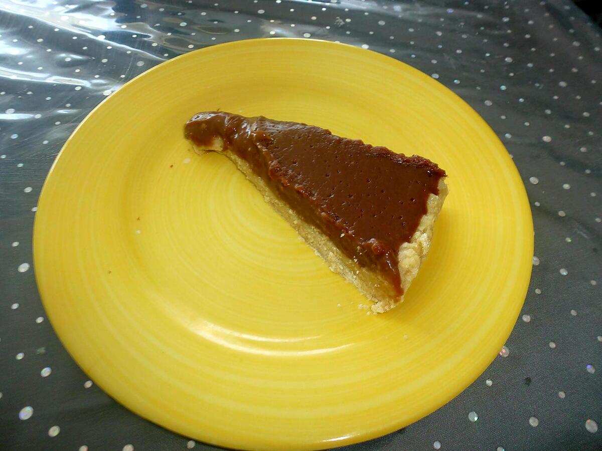 recette Tarte fondante au chocolat facile