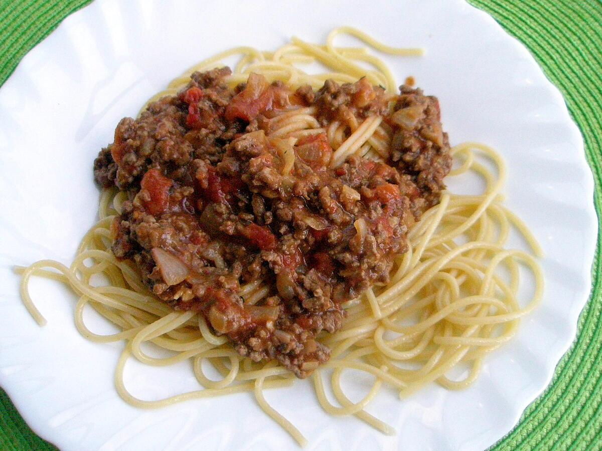 recette Mes Spaghettis  bolognaises
