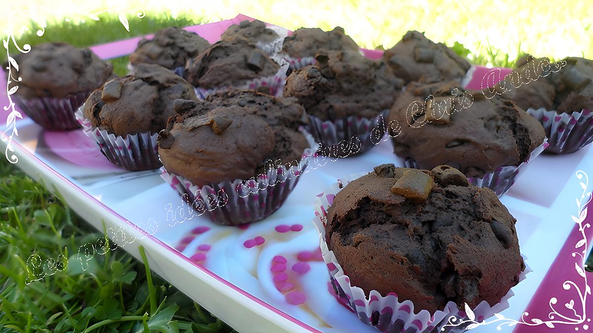 recette Muffins tout chocolat