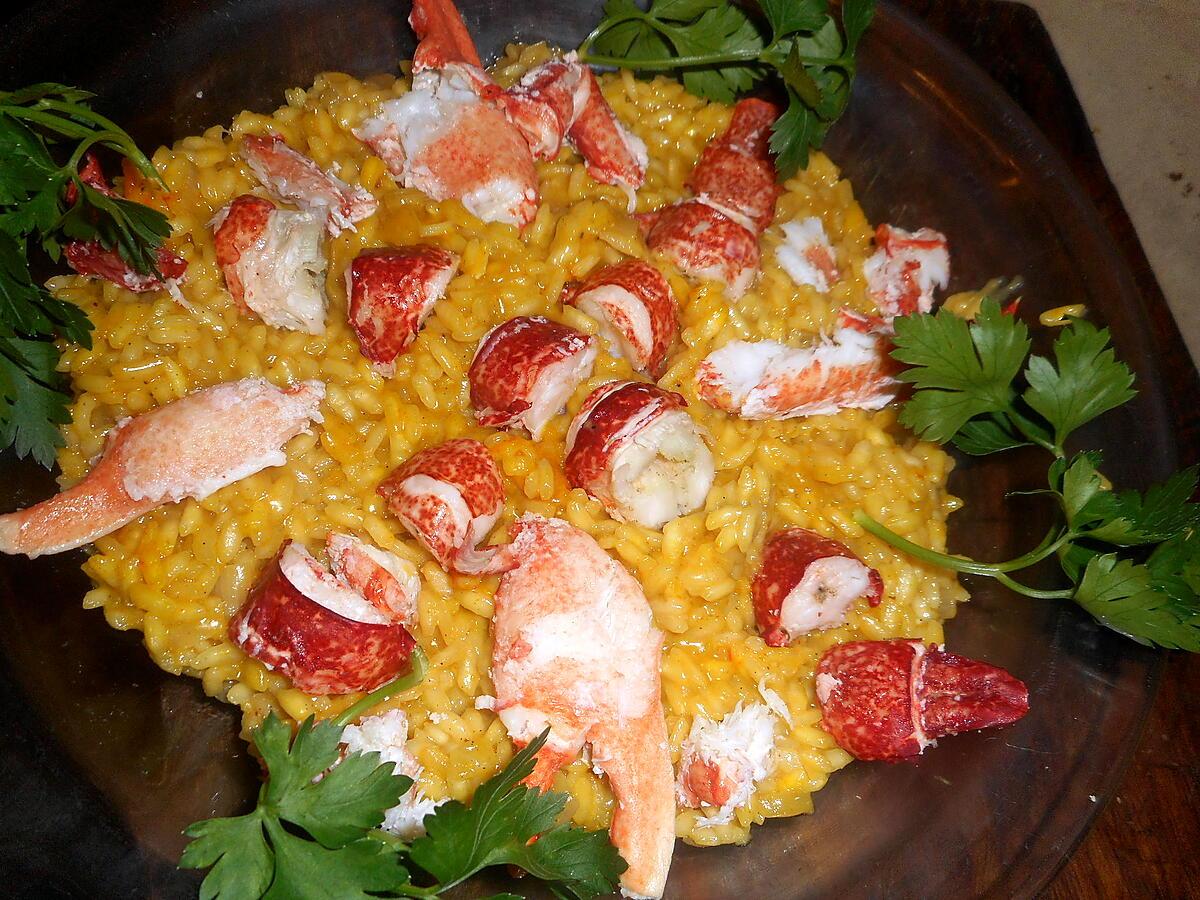 recette Risotto de homard