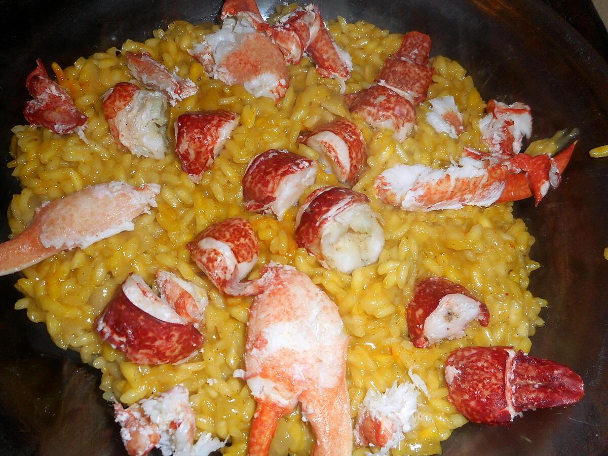 recette Risotto de homard