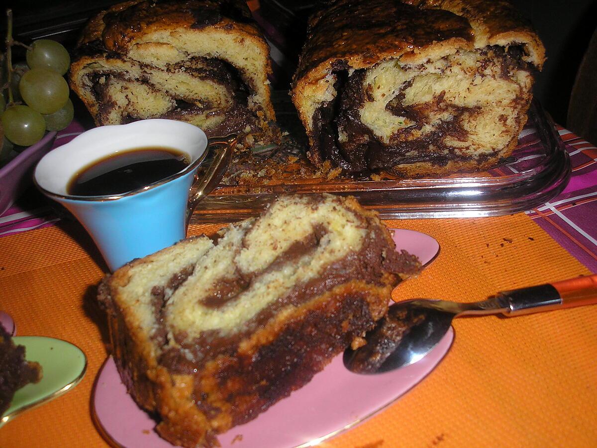 recette Babka au chocolat (brioche de Pâques polonaise)