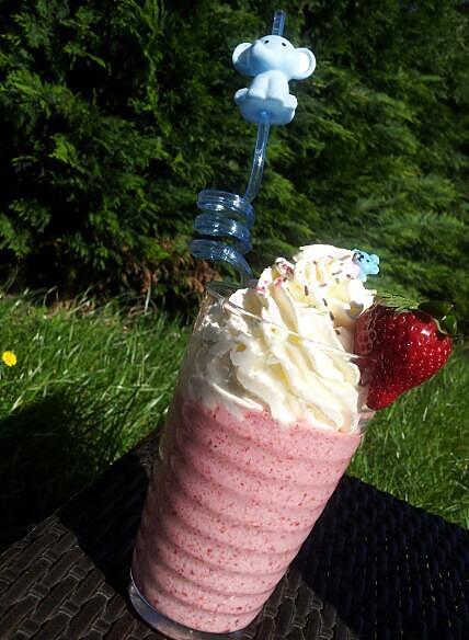 recette Milk shake fraise-mascarpone viennois