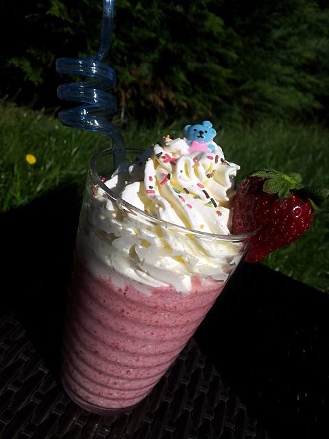 recette Milk shake fraise-mascarpone viennois