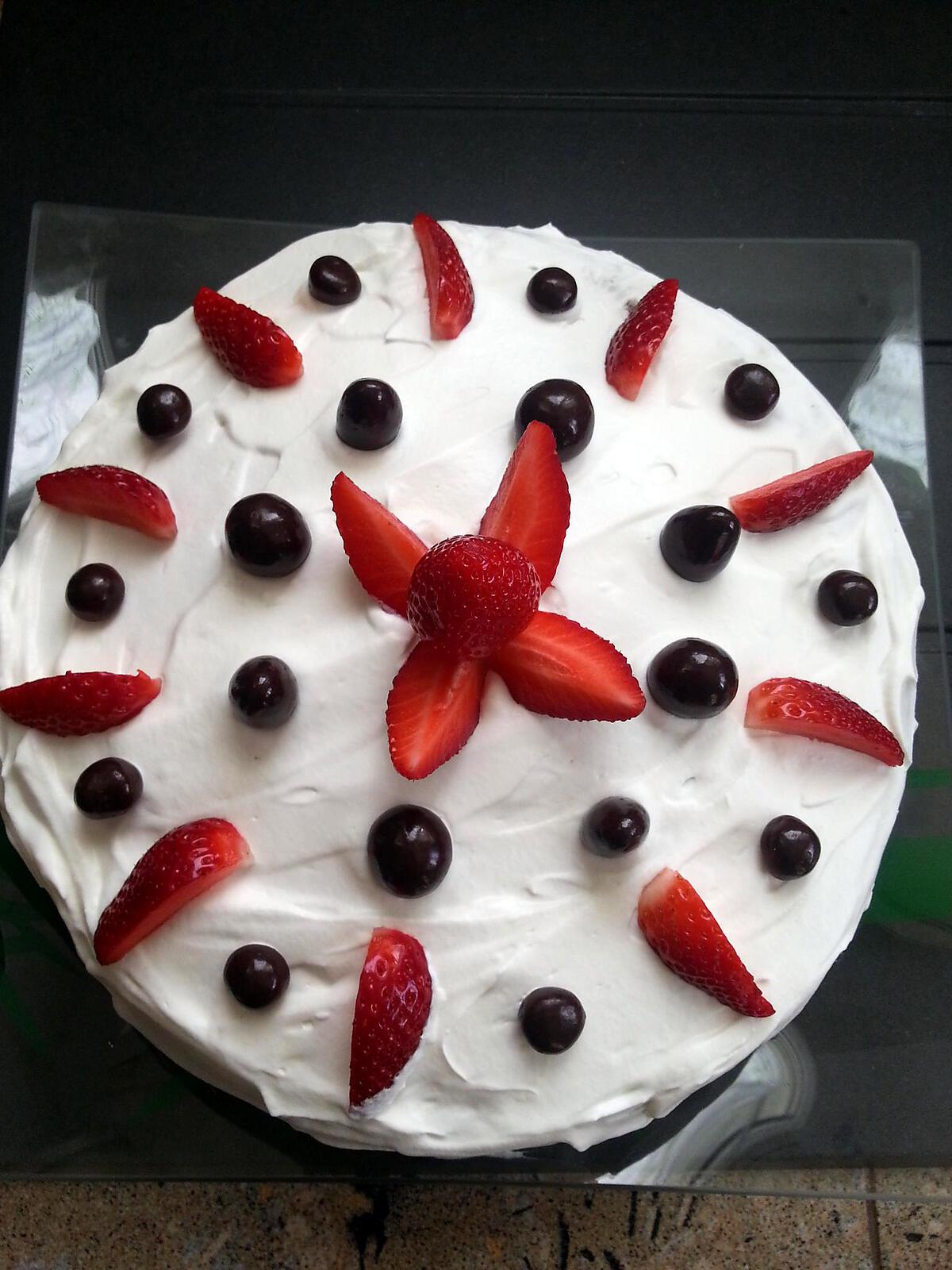 recette Gâteau aux fraises (pour Pâques)