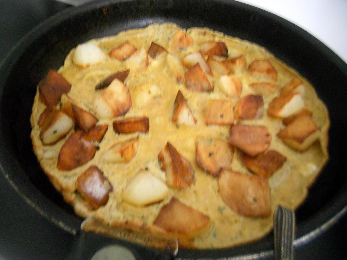 recette Omelette de mon cheri au pomme de terre et épices