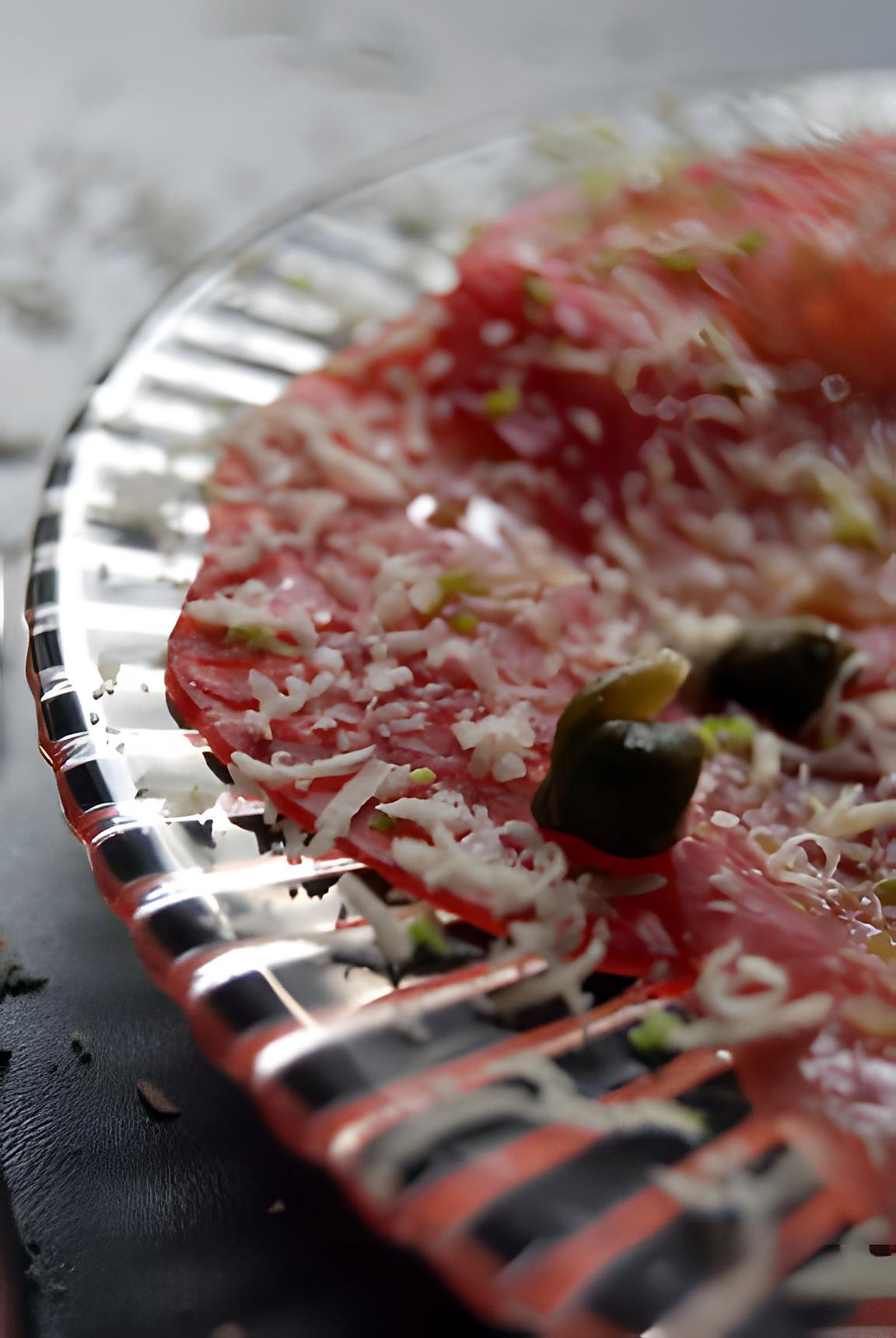 recette Carpaccio à la mode Anton