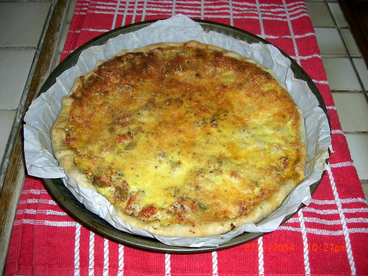 recette Quiche poulet à la Mexicaine.