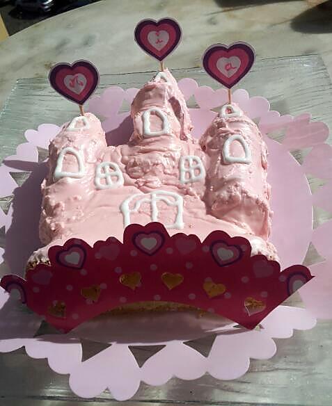 recette Gâteau d'anniversaire château de Princesse