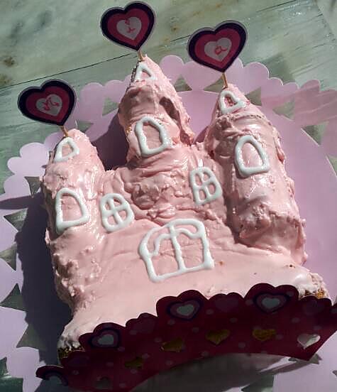 recette Gâteau d'anniversaire château de Princesse