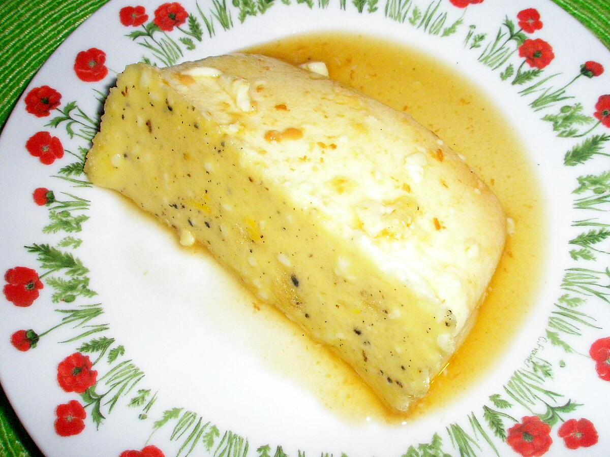 recette Flan aux oeufs à la vanille ,Recette de mon Mari