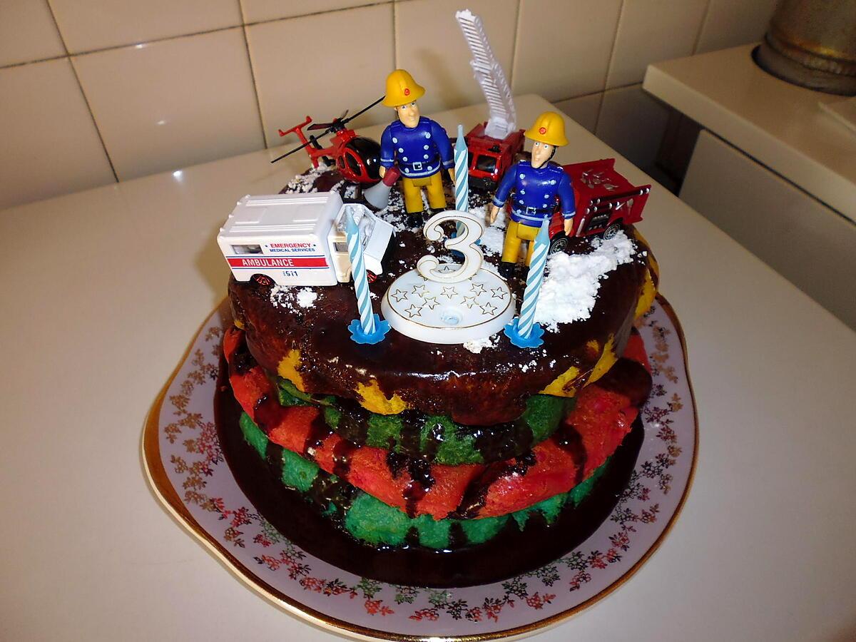 recette Gâteau d'anniversaire de Ian (3ans)