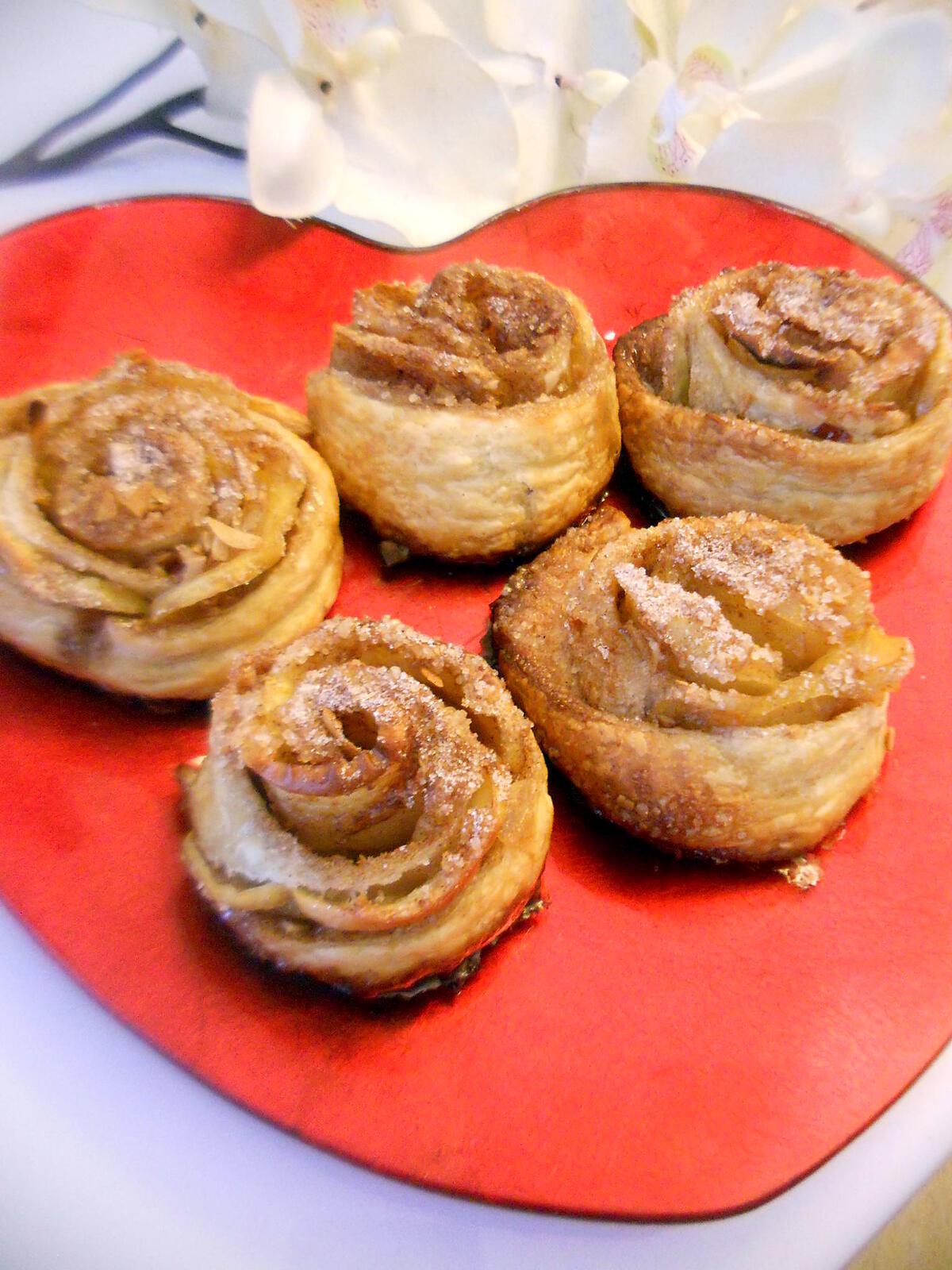 recette Roses aux pommes