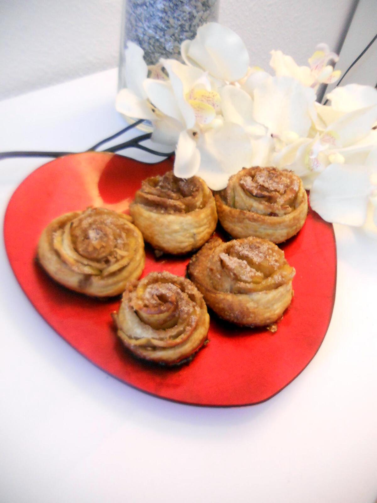 recette Roses aux pommes