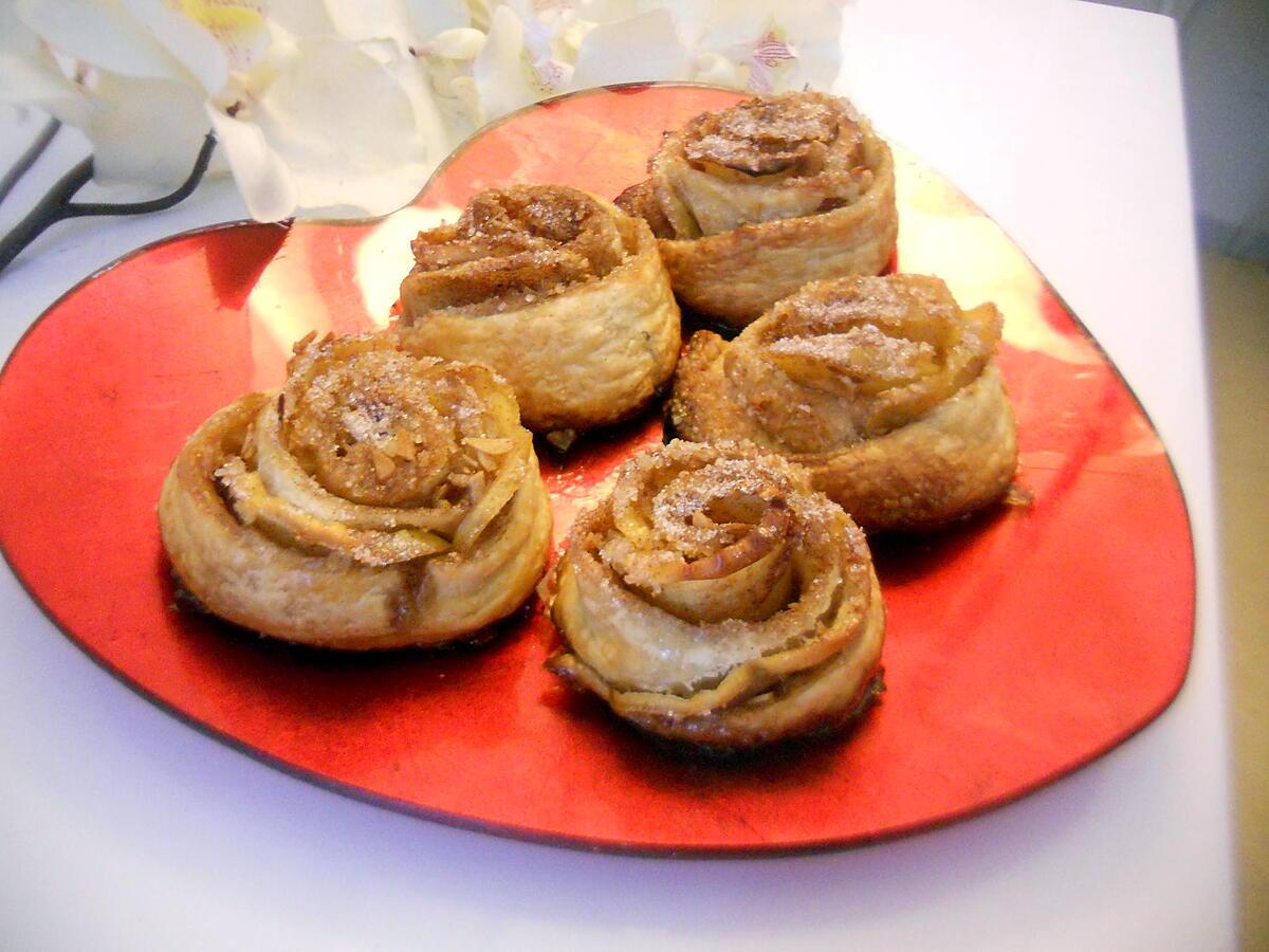 recette Roses aux pommes