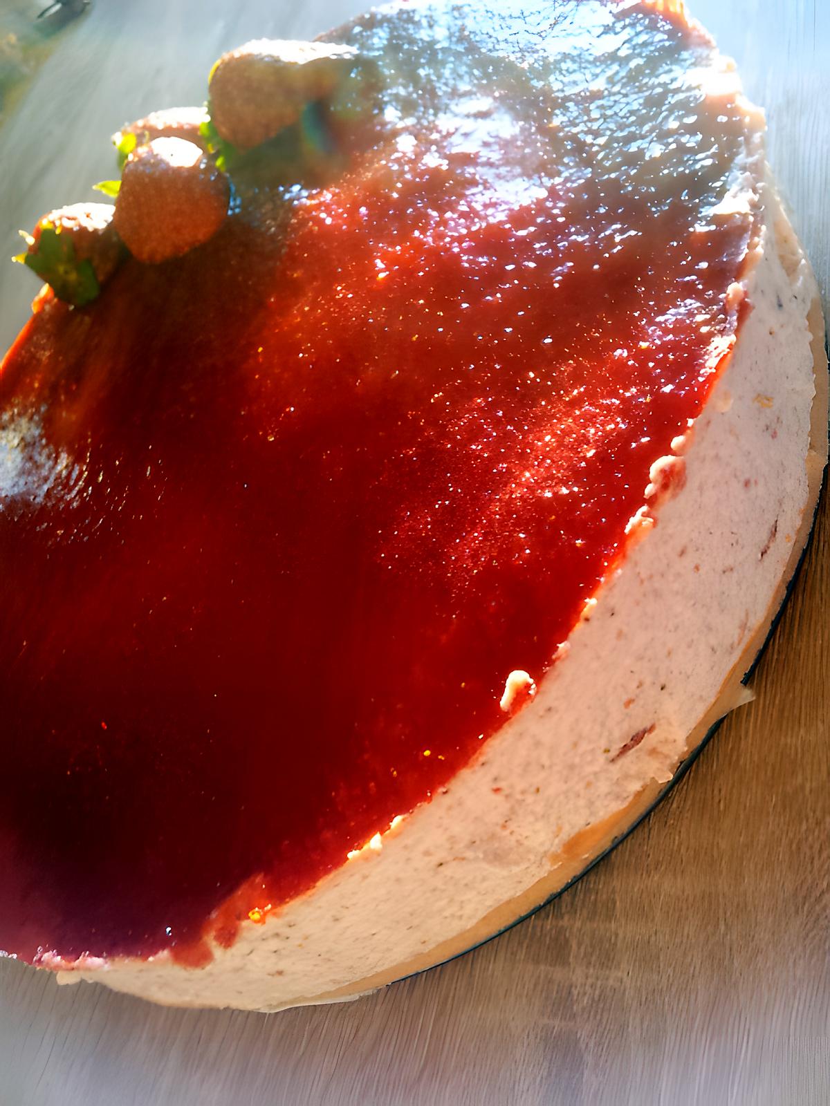 recette Bavarois à la Fraise