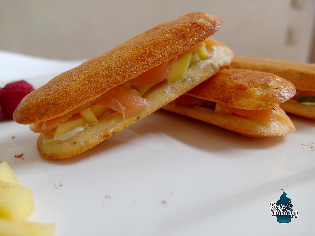 recette Croque - éclair au saumon fumé