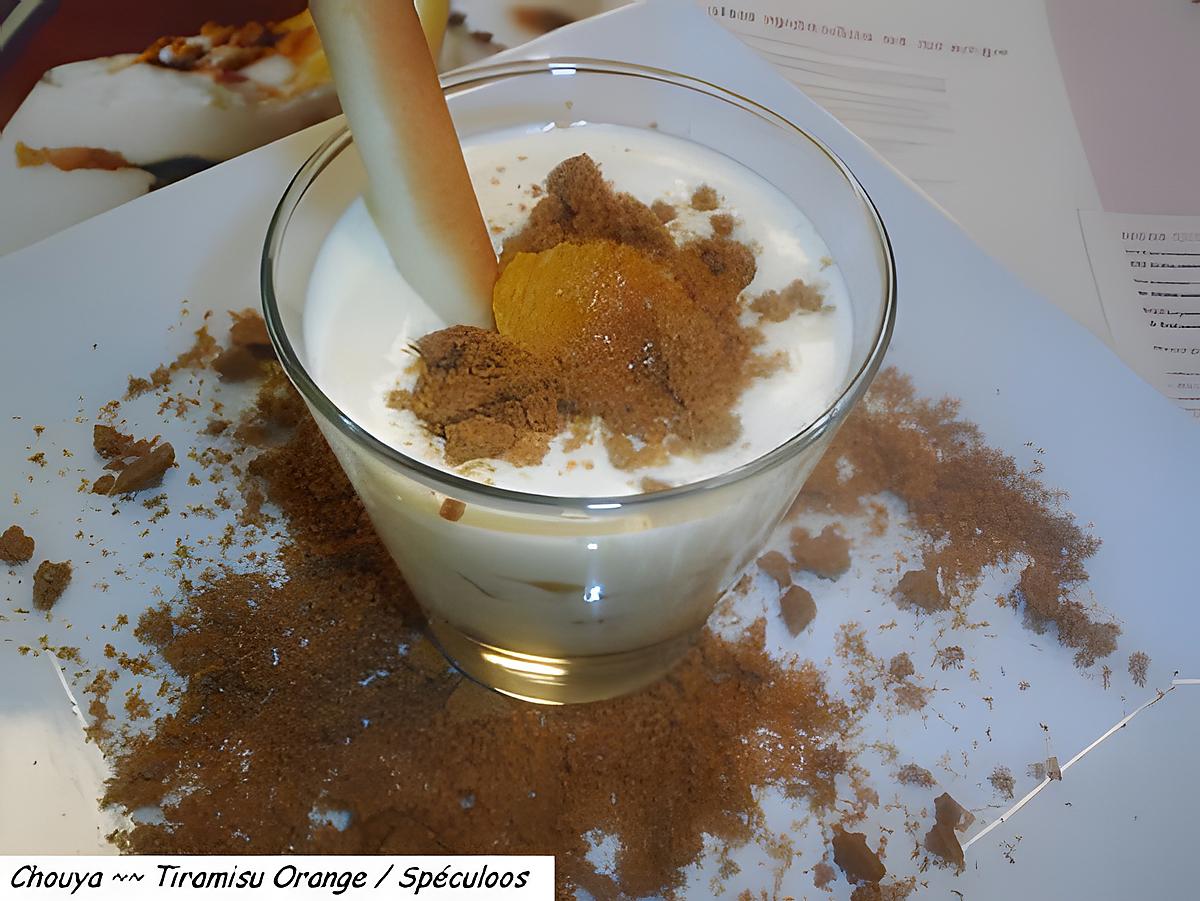 recette Tiramisu Orange / Spéculoos