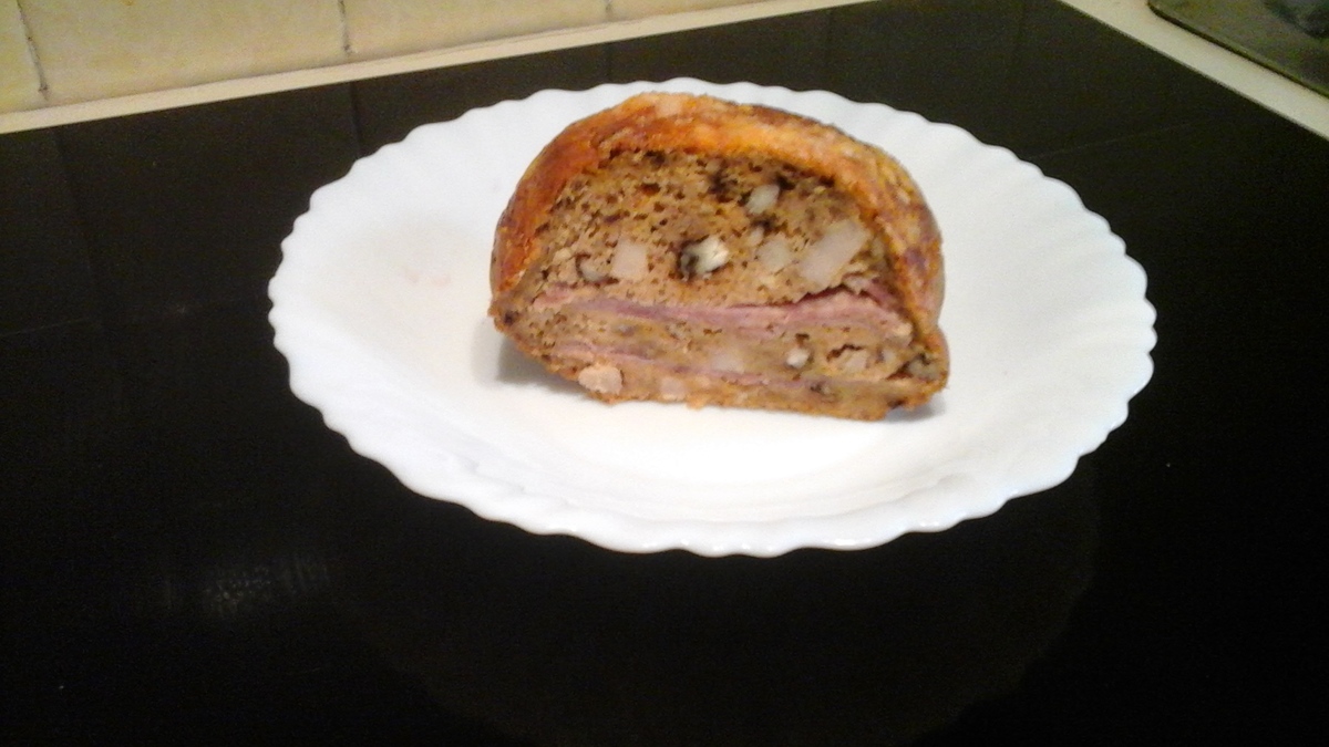 recette CAKE JAMBON - NOIX  - FROMAGE