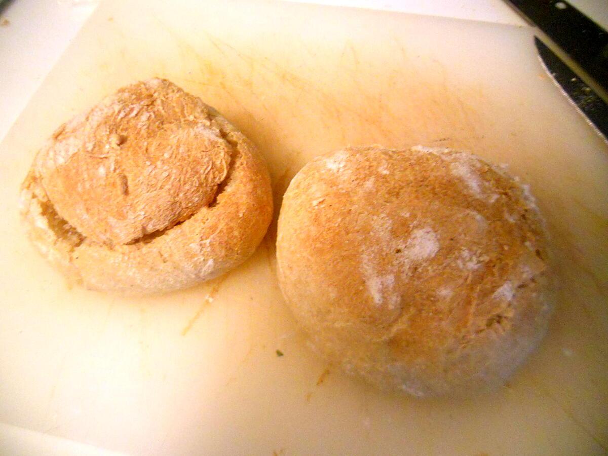 recette Petits pain fourré a l'oeuf& chorizo