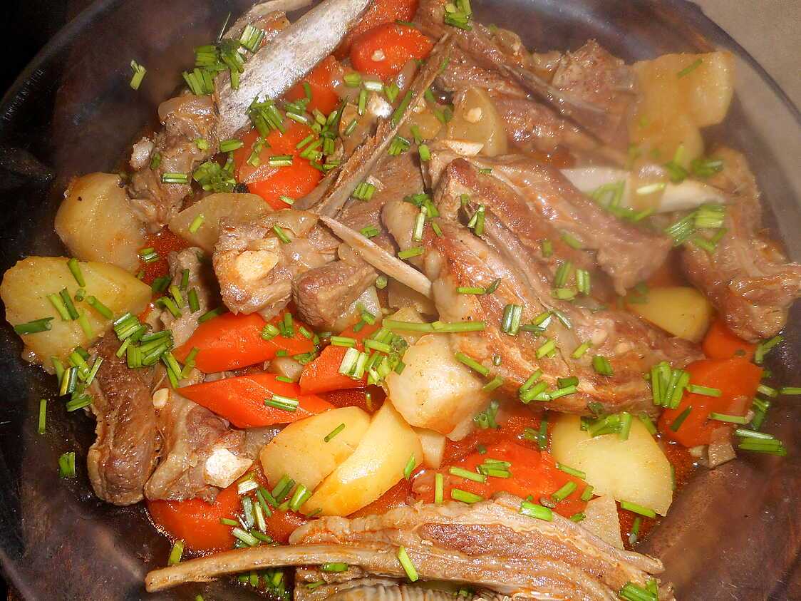Ragout d agneau navets,carottes,pommes de terre