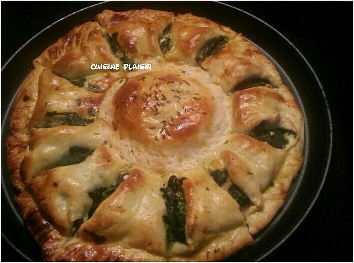 recette Quiche au saumon et épinards