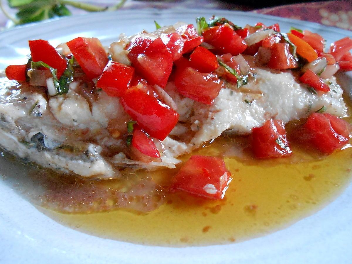 recette filet de daurade sauce vierge