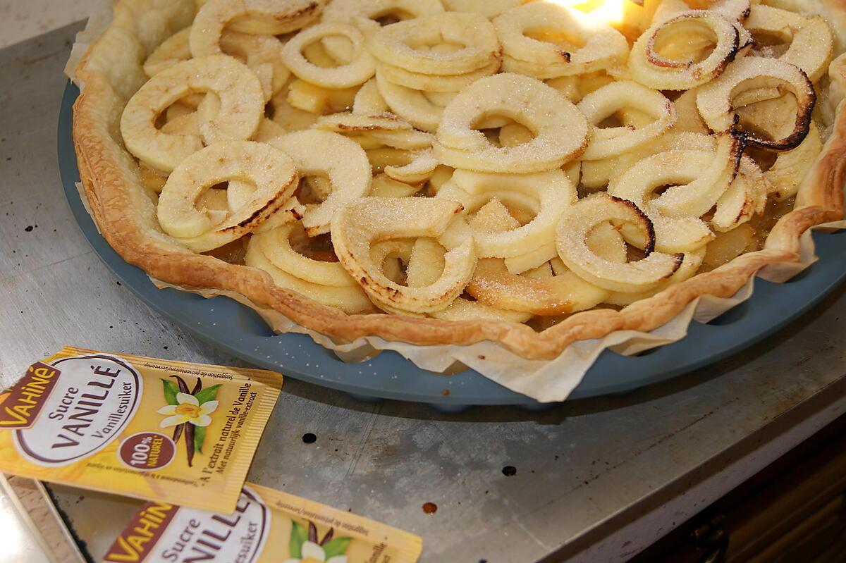 recette Tarte aux pommes au caramel beurre salé