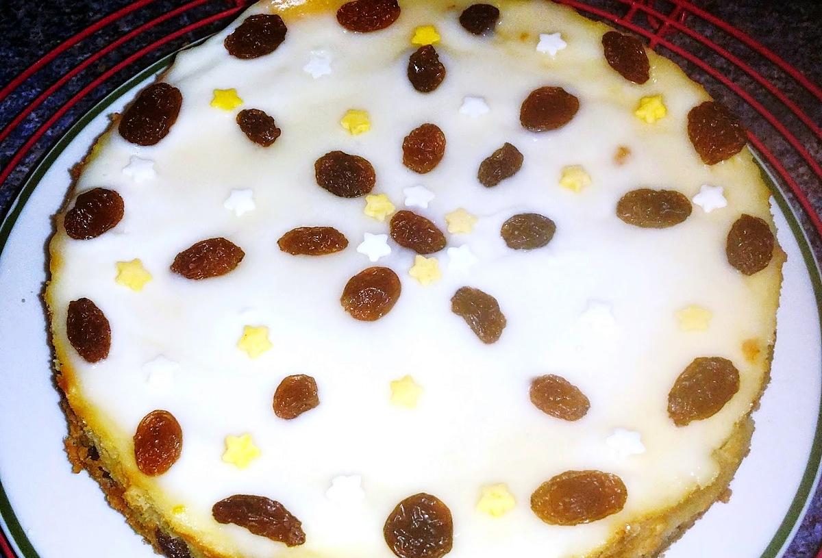 recette Cheesecake avec Philadelphia et raisins secs - Pasca