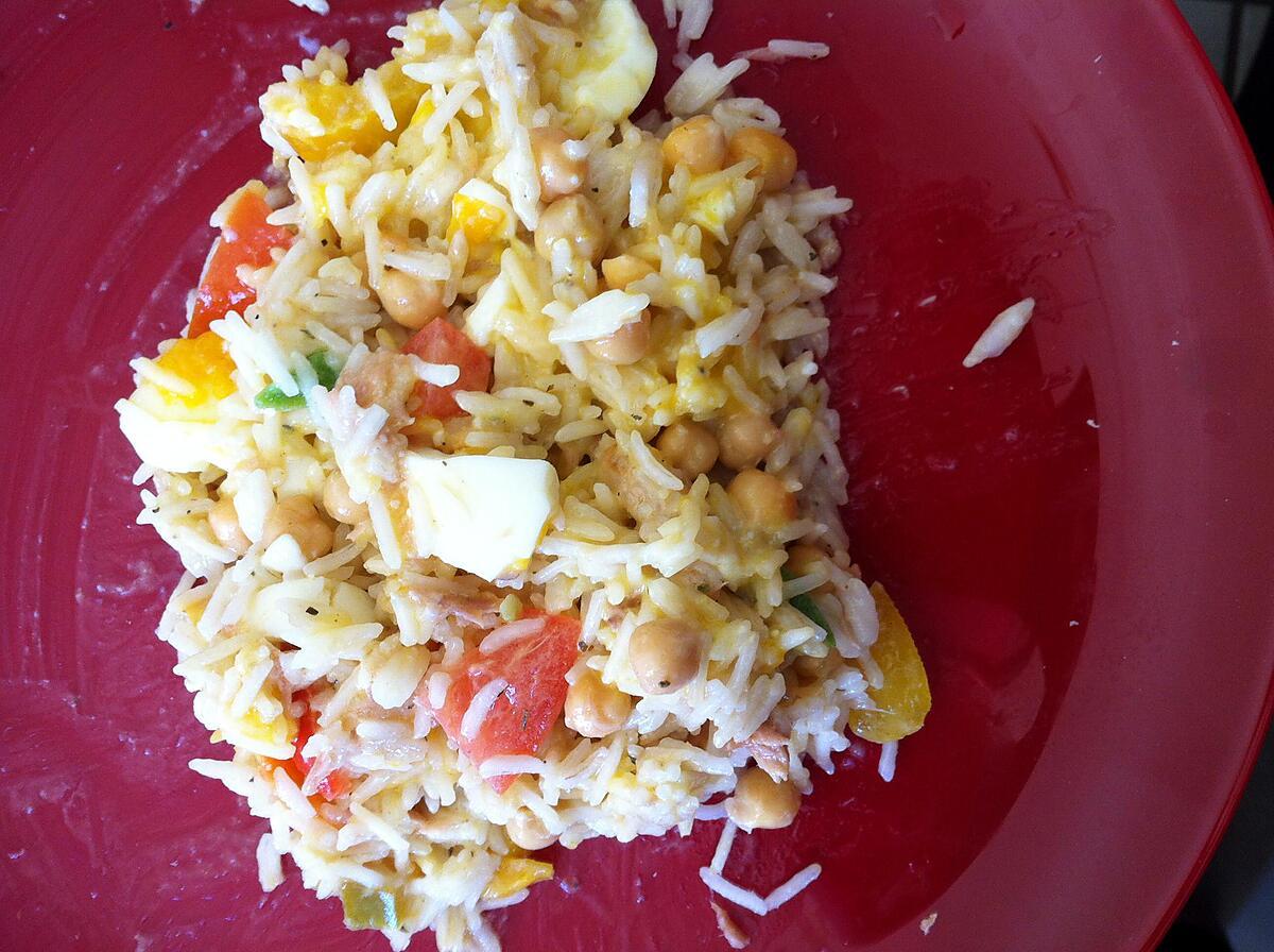 recette Salade de riz compose