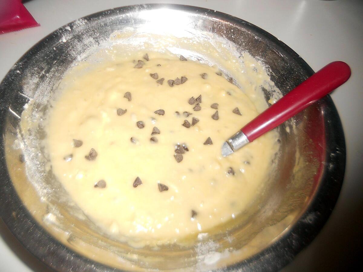 recette Cupcakes bananes pepites de chocolat