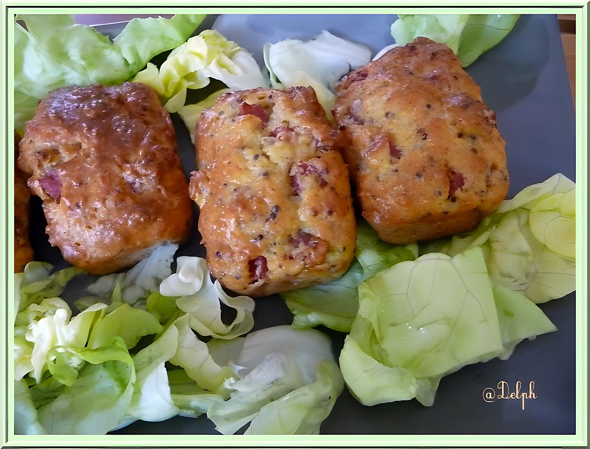 recette Mini-cakes jambon moutarde