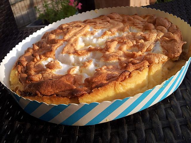 recette Tarte au citron-lait concentré meringué