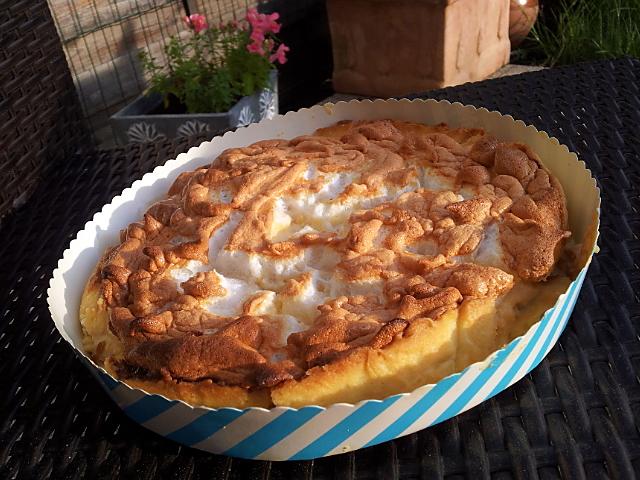 recette Tarte au citron-lait concentré meringué