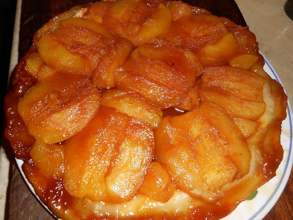 recette Tarte tatin caramel au beurre salée