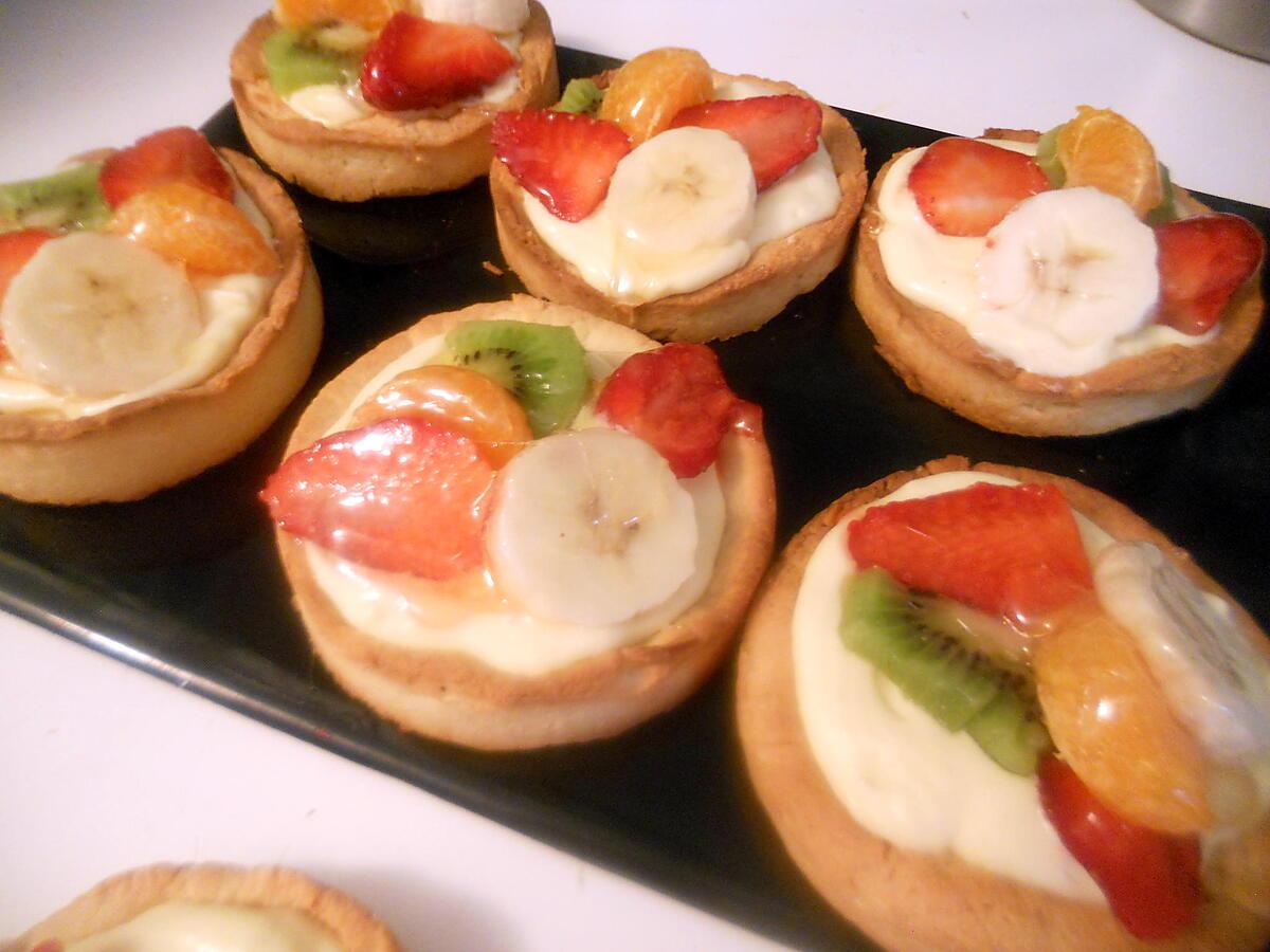 recette Tartelettes aux fruits