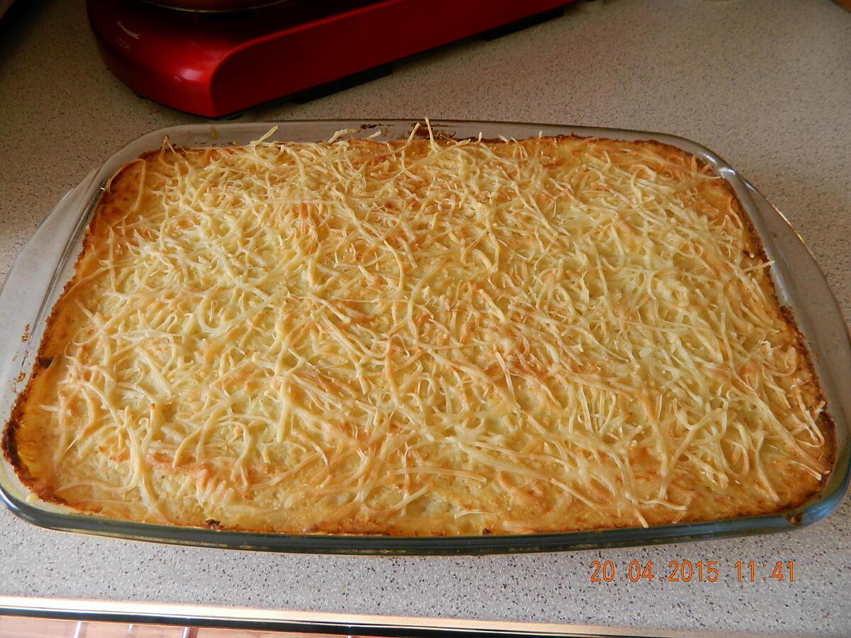 recette Hachis parmentier de chou-fleur