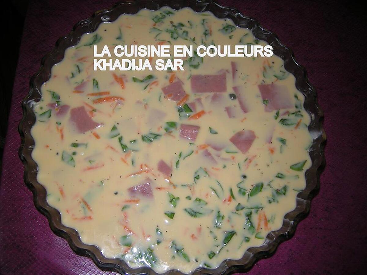 recette Omelette jambon-carottes