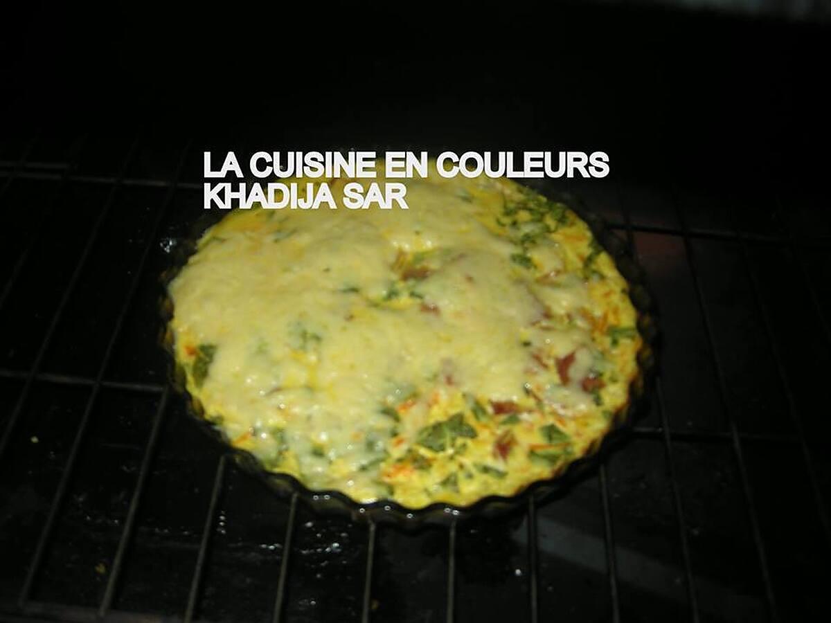 recette Omelette jambon-carottes