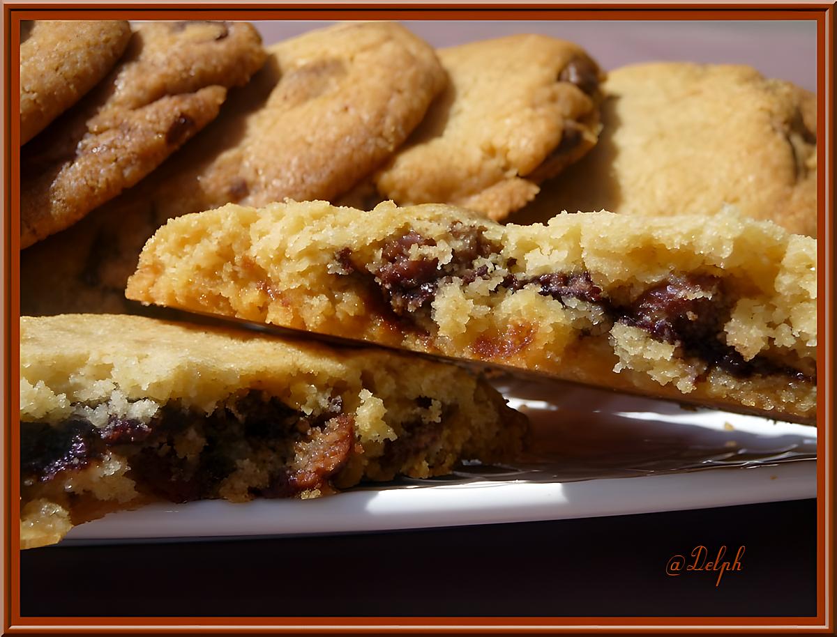 recette Cookies fourrés au chocolat