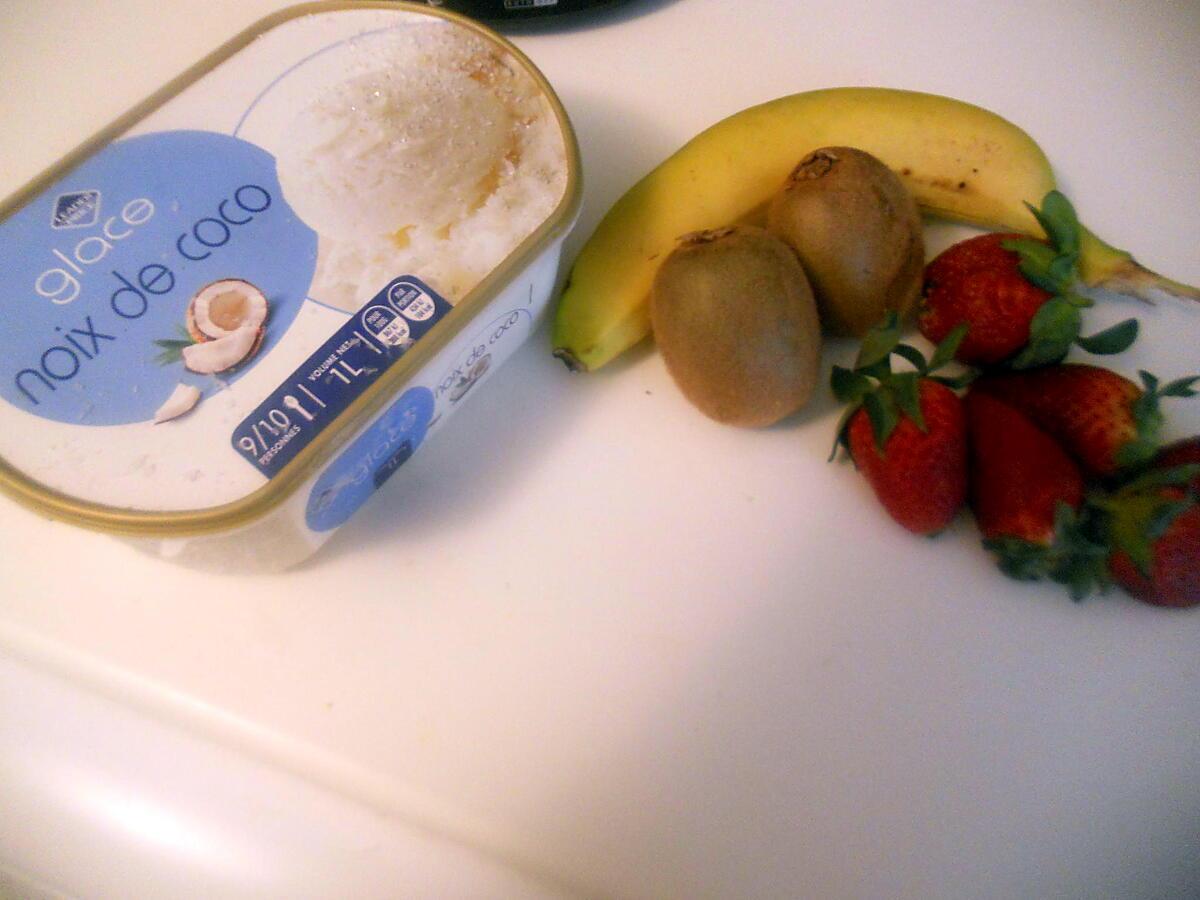 recette Milk shake fraise banane kiwi