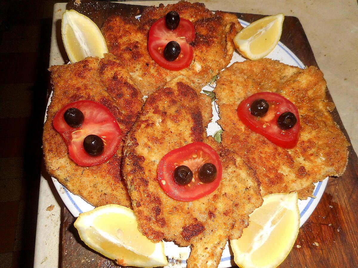 recette Escalope de dinde à  la milanaise