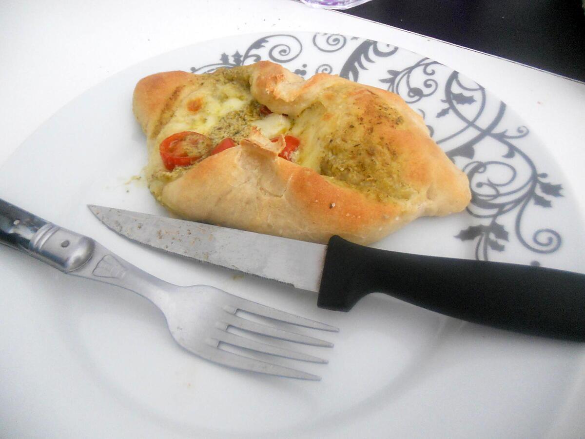 recette Petits pains Italiens pesto mozzarella tomate cerise