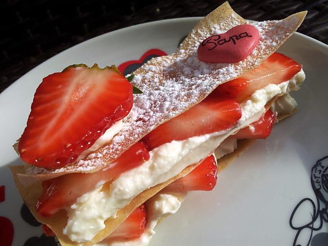 recette Mille-Feuille de Brick Fraise-chantilly