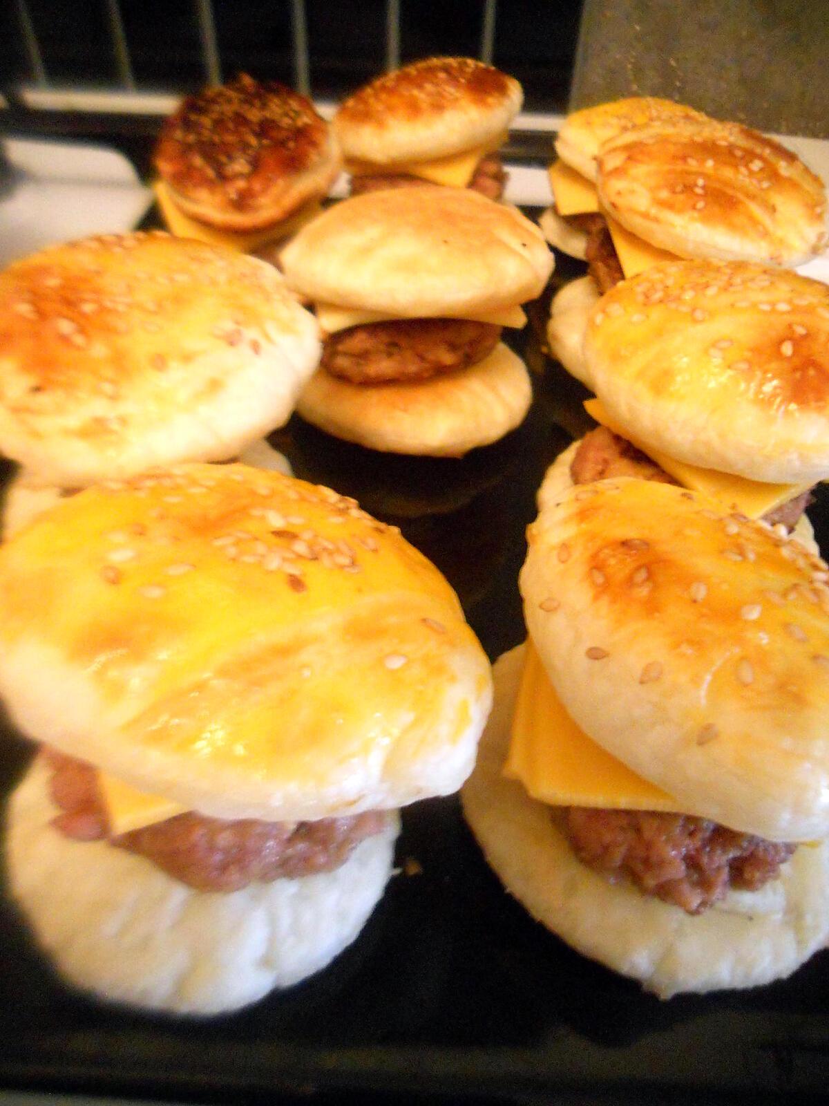 recette Hamburger feuilleté