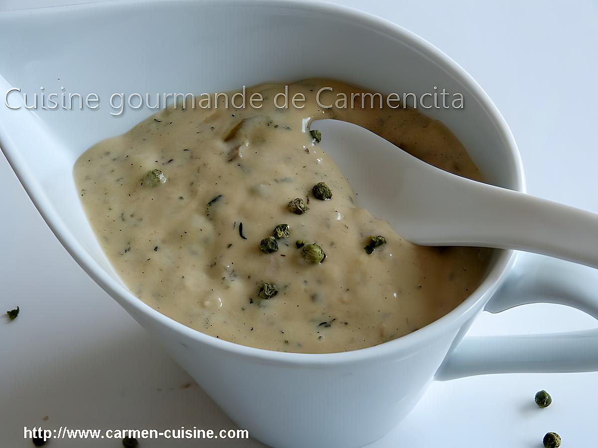 recette Sauve au poivre vert