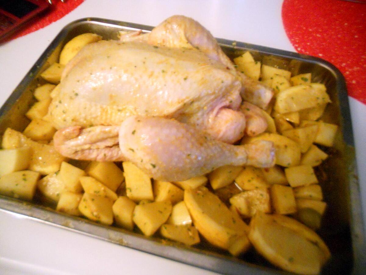 recette Poulet rôti a la marocaine