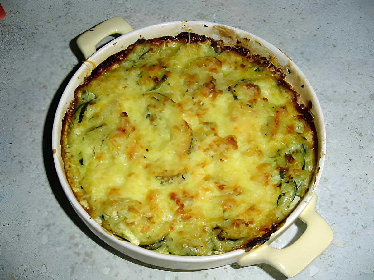 recette Gratin de courgettes au St Moret