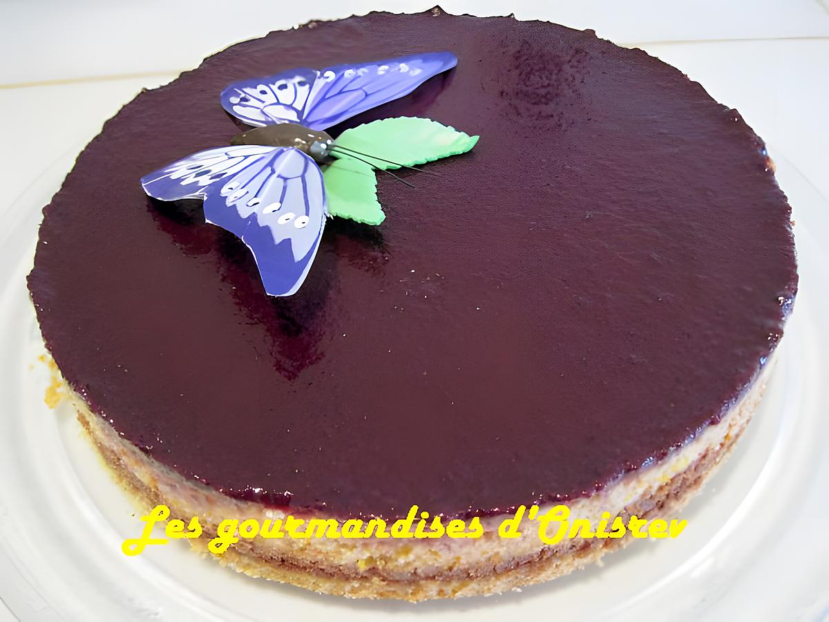 recette Cheese-cake chocolat, orange